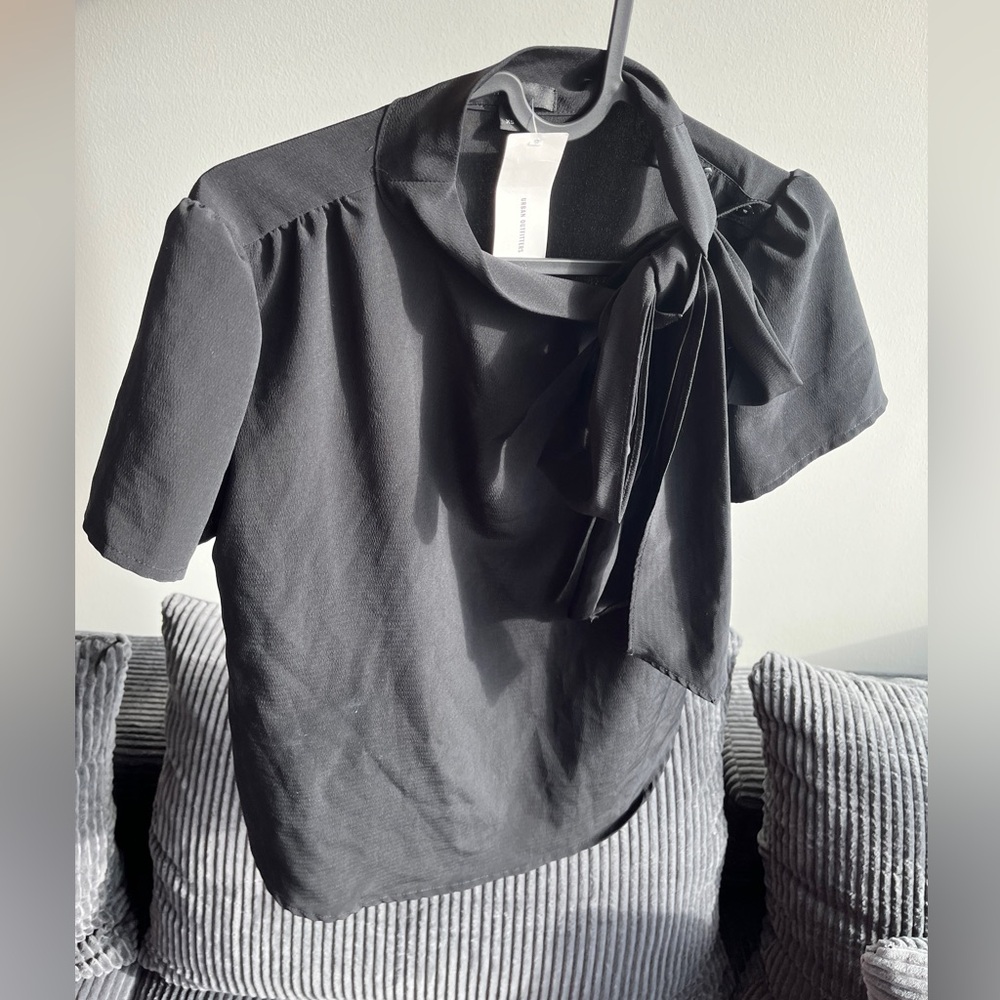 NWT - Elegant Black Women's Top